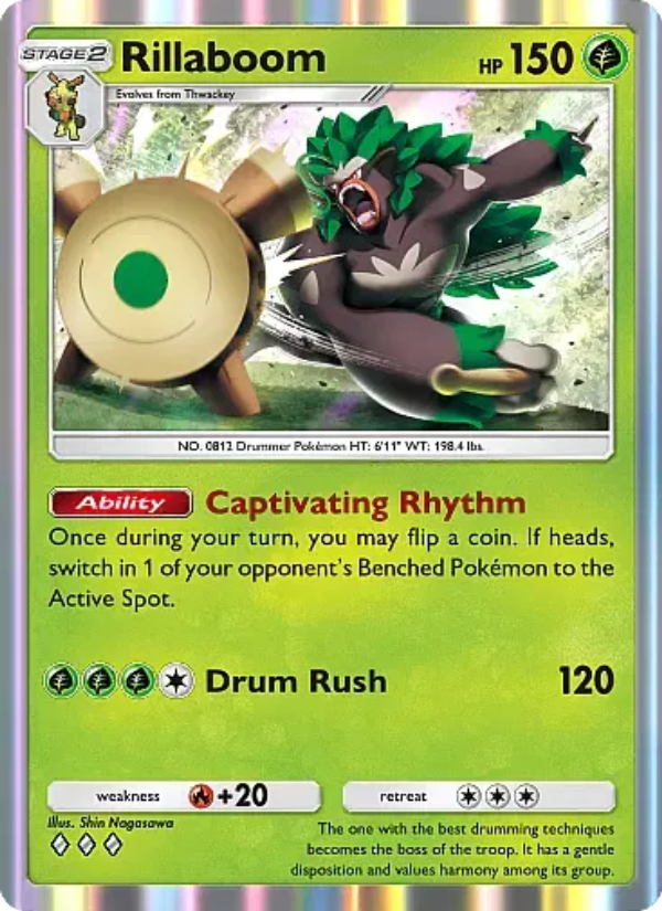 Rillaboom Pokémon TCG Card