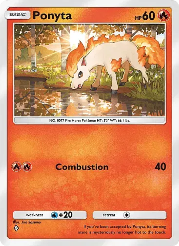 Ponyta Pokémon TCG Card