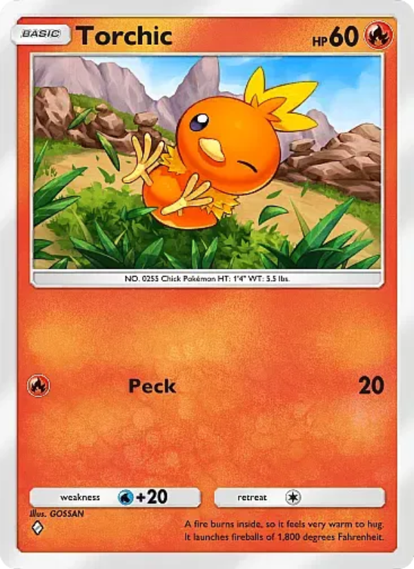 Torchic Pokémon TCG Card