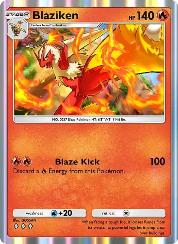 Blaziken Pokémon TCG Card