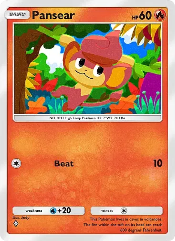 Pansear Pokémon TCG Card
