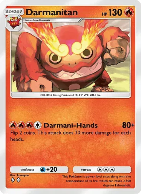 Darmanitan Pokémon TCG Card