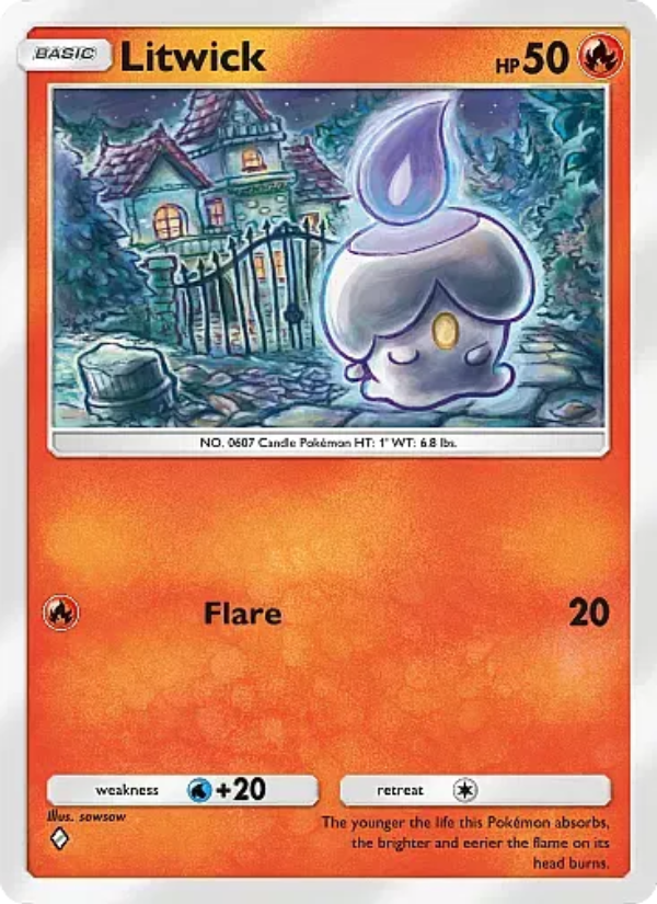 Litwick Pokémon TCG Card