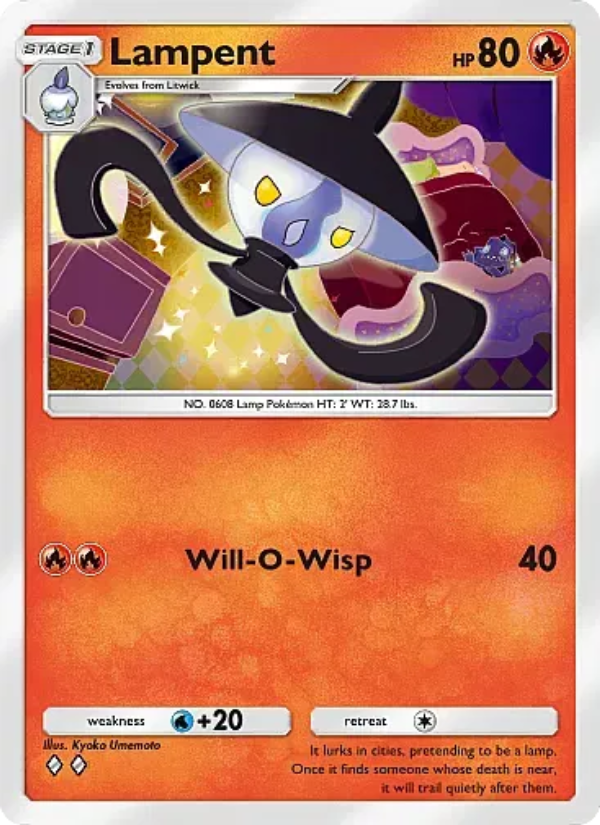 Lampent Pokémon TCG Card