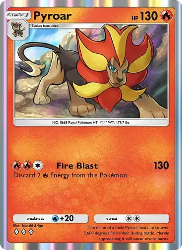 Pyroar Pokémon TCG Card