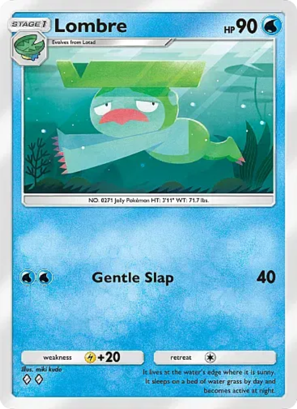 Lombre Pokémon TCG Card