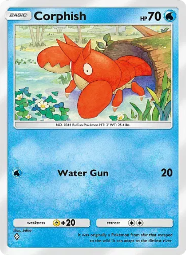 Corphish Pokémon TCG Card