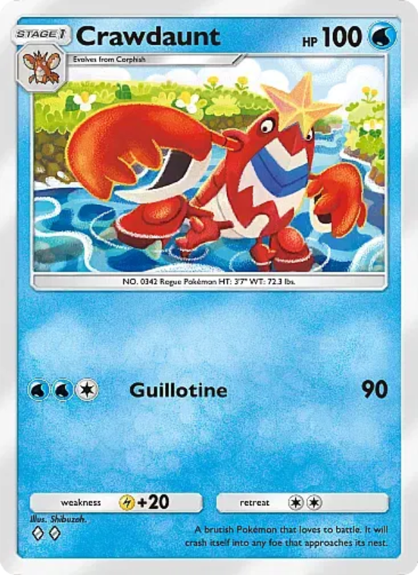 Crawdaunt Pokémon TCG Card