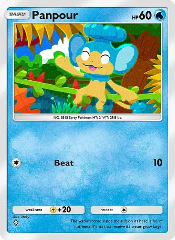 Panpour Pokémon TCG Card