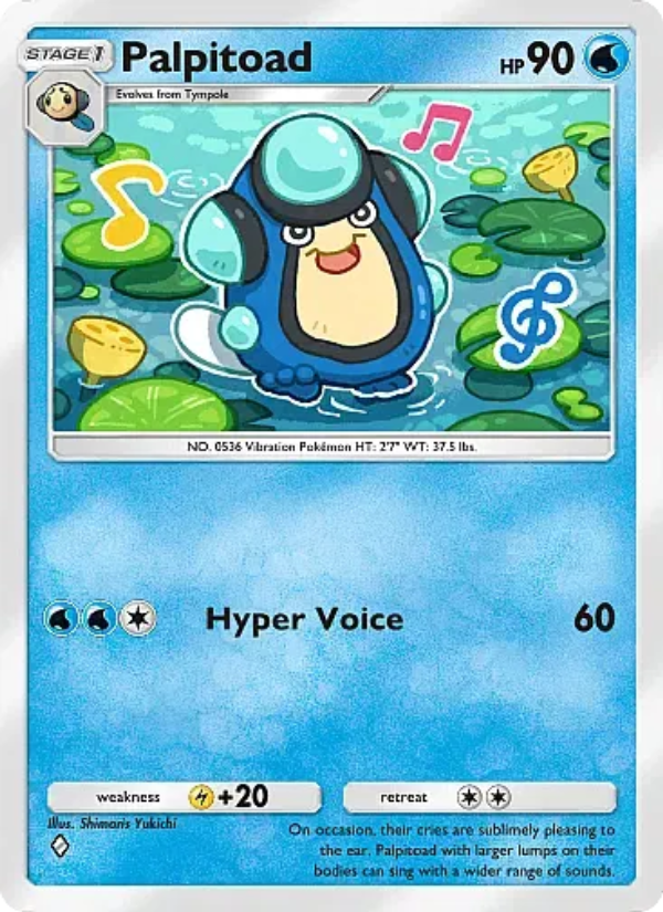 Palpitoad Pokémon TCG Card