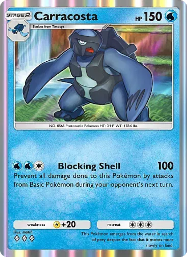 Carracosta Pokémon TCG Card