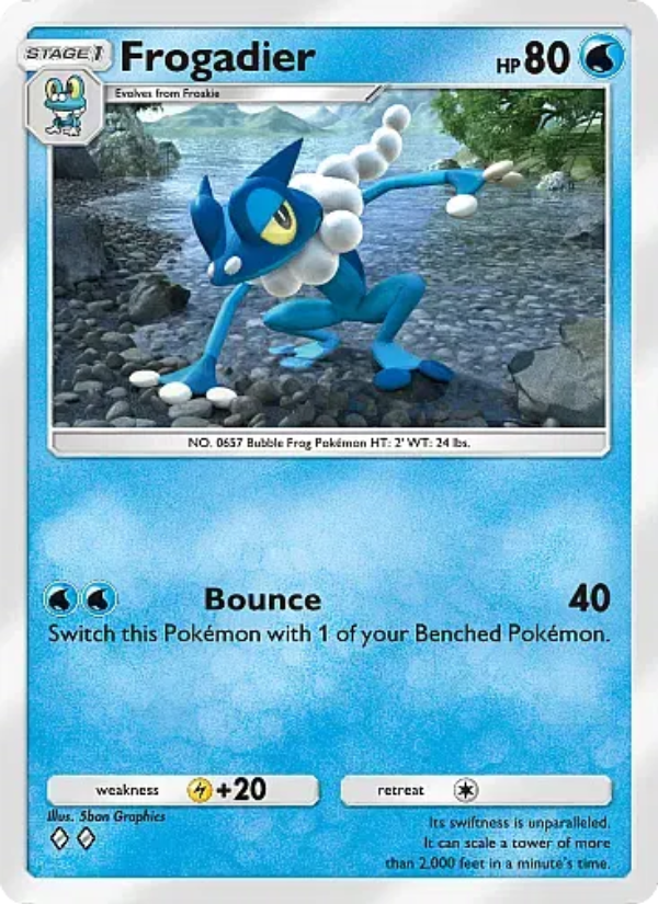 Frogadier Pokémon TCG Card