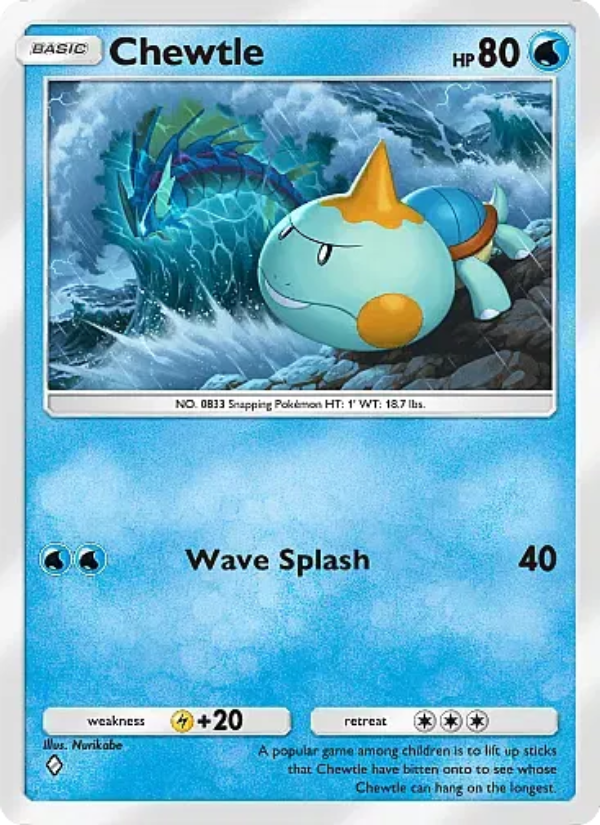 Chewtle Pokémon TCG Card