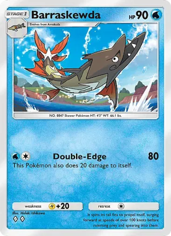 Barraskewda Pokémon TCG Card