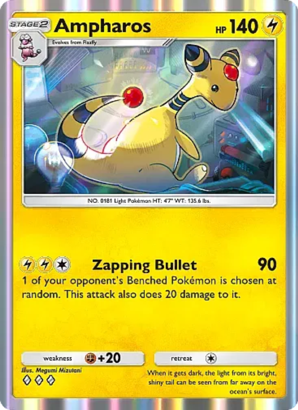 Ampharos Pokémon TCG Card