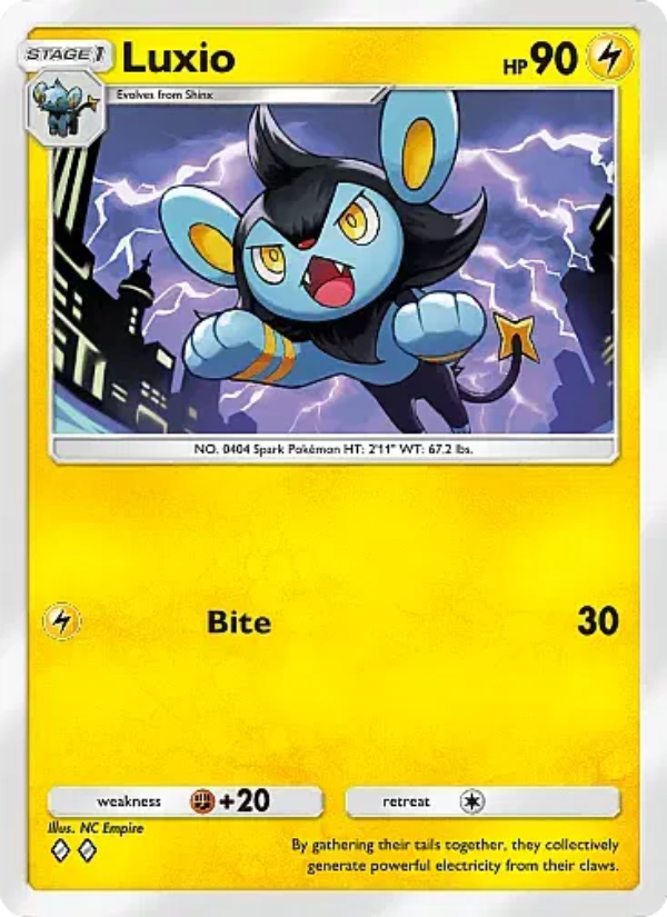 Luxio Pokémon TCG Card