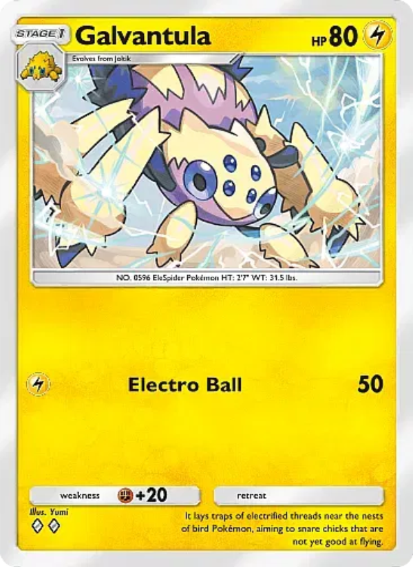 Galvantula Pokémon TCG Card