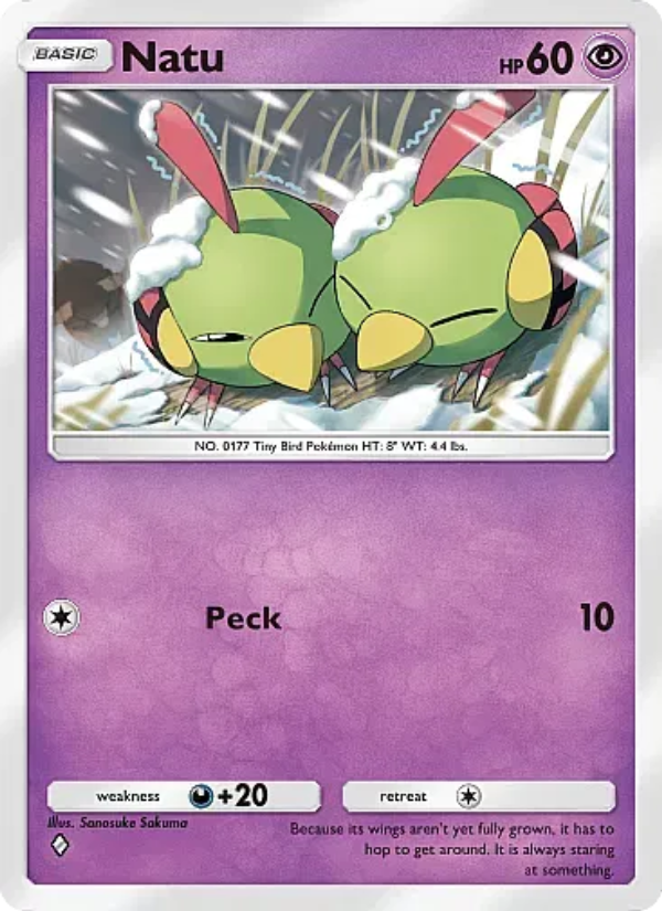 Natu Pokémon TCG Card