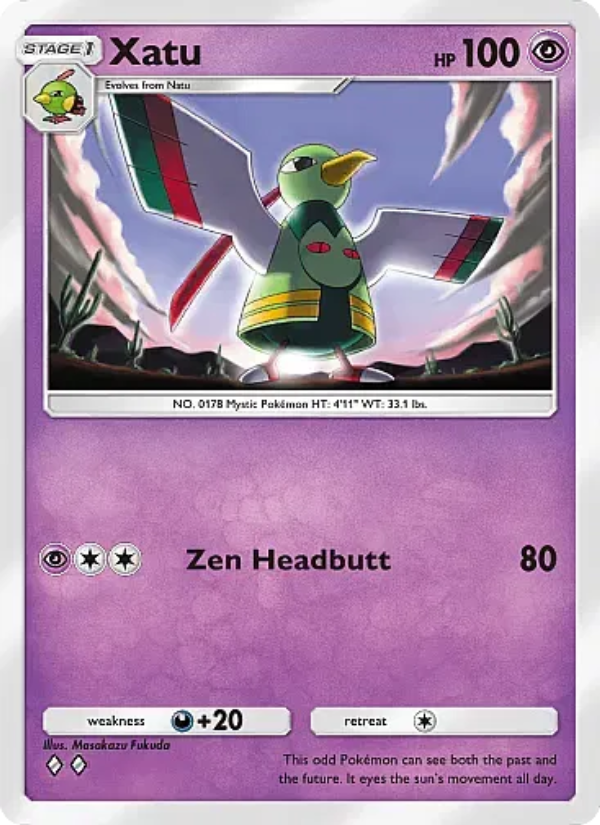 Xatu Pokémon TCG Card