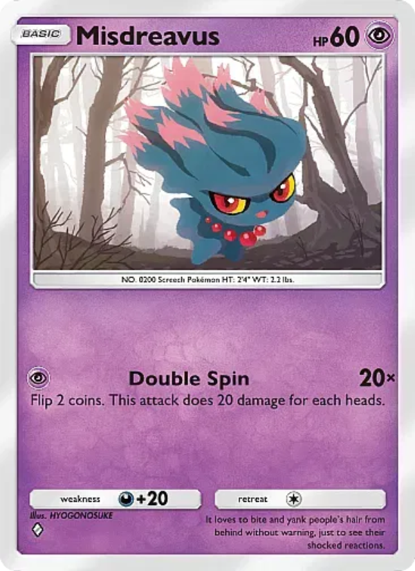 Misdreavus Pokémon TCG Card