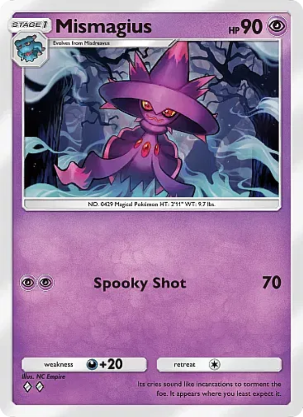 Mismagius Pokémon TCG Card