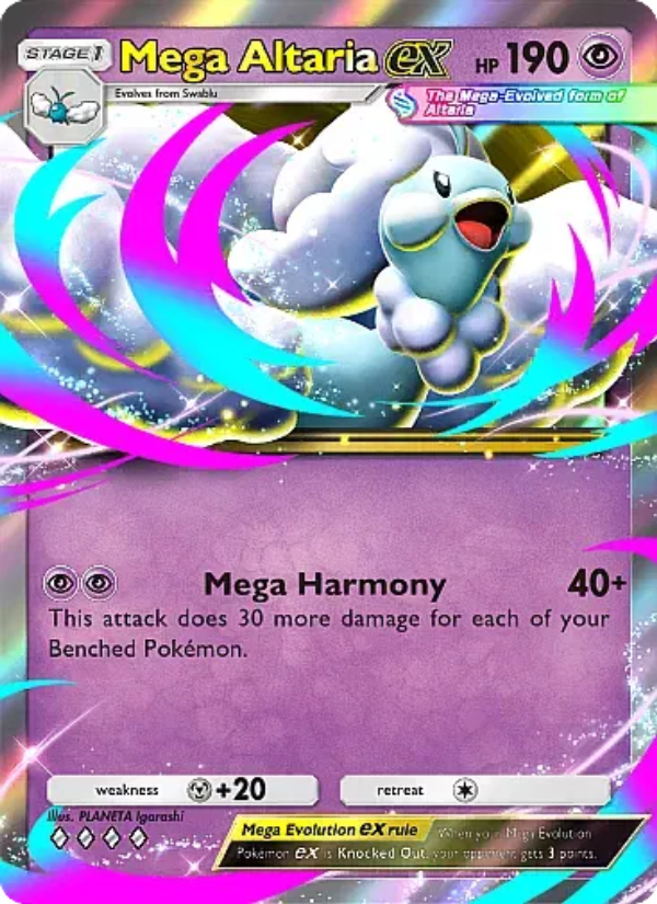 Mega Altaria ex Pokémon TCG Card