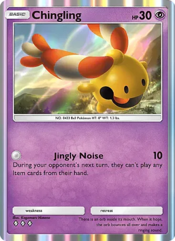 Chingling Pokémon TCG Card