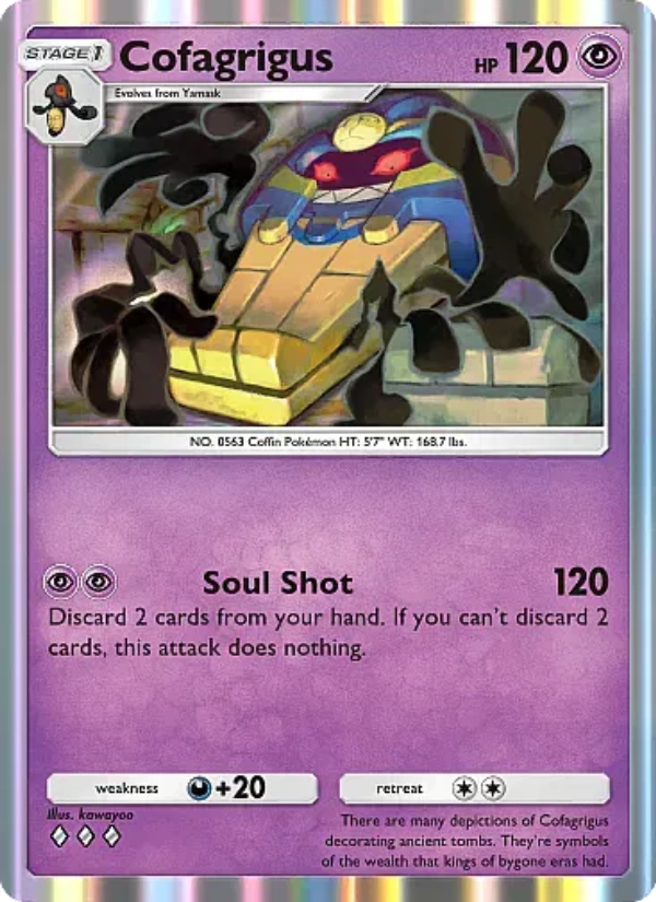Cofagrigus Pokémon TCG Card
