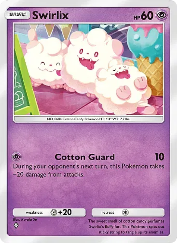 Swirlix Pokémon TCG Card