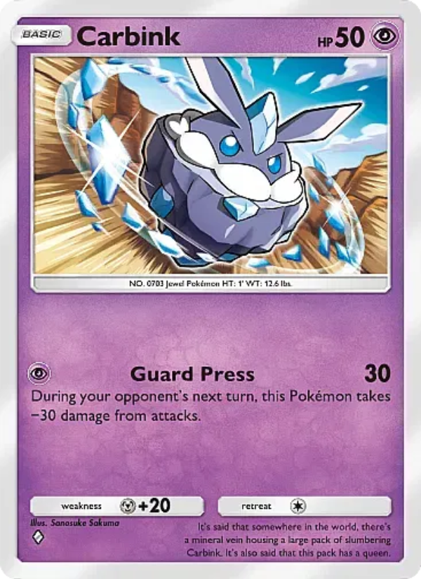 Carbink Pokémon TCG Card