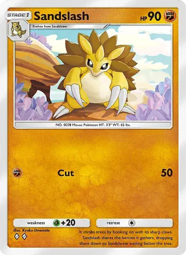 Sandslash Pokémon TCG Card