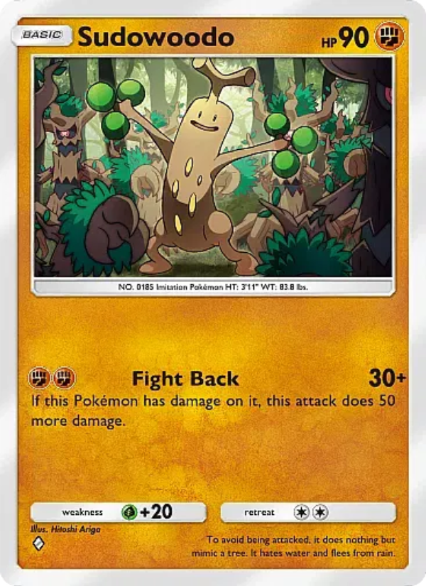 Sudowoodo Pokémon TCG Card