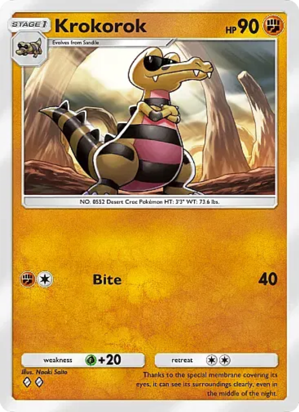 Krokorok Pokémon TCG Card