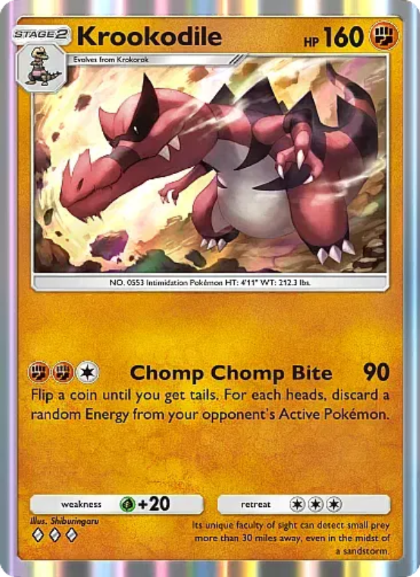 Krookodile Pokémon TCG Card