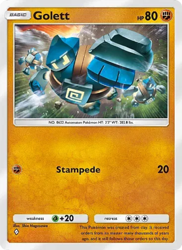 Golett Pokémon TCG Card