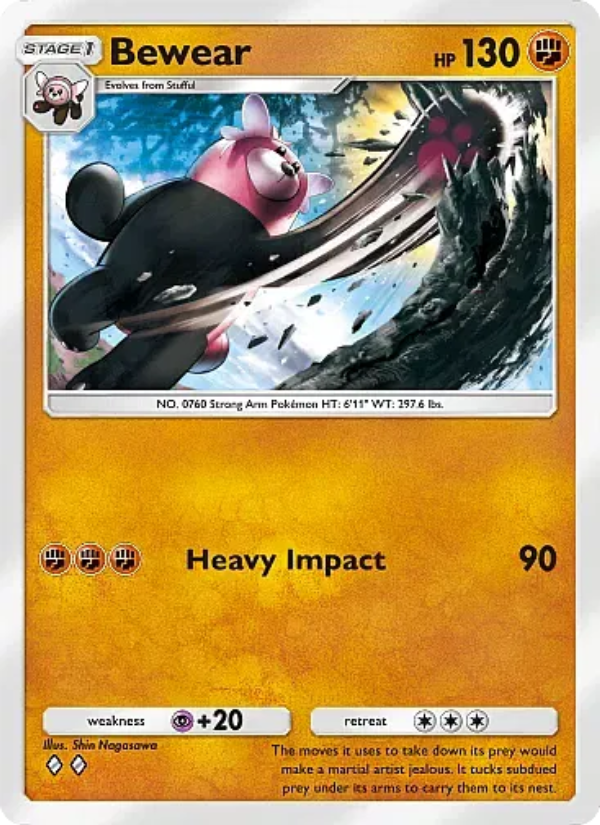 Bewear Pokémon TCG Card
