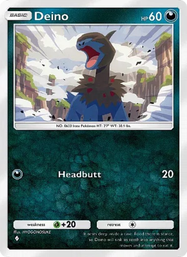 Deino Pokémon TCG Card