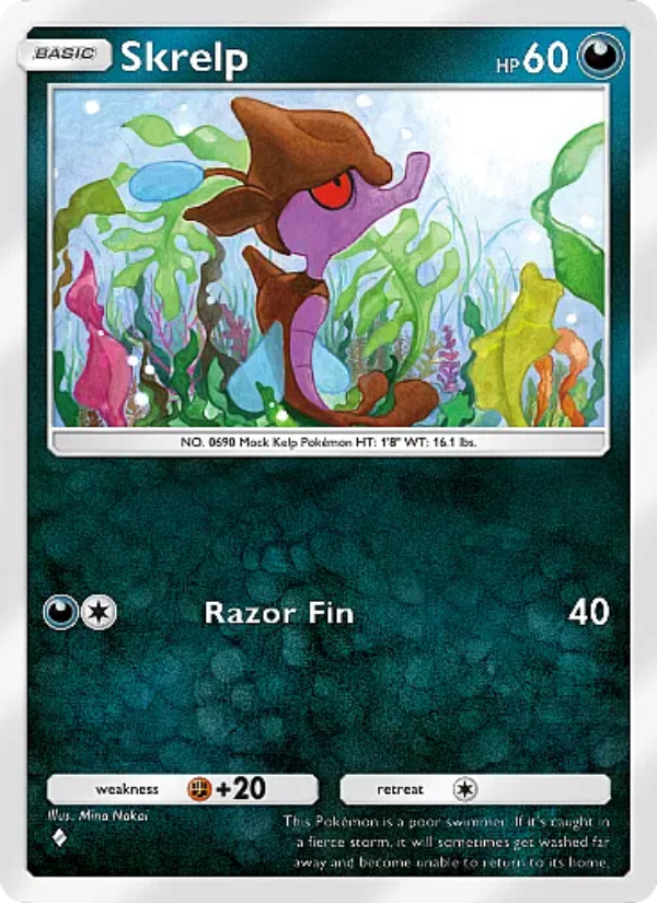 Skrelp Pokémon TCG Card