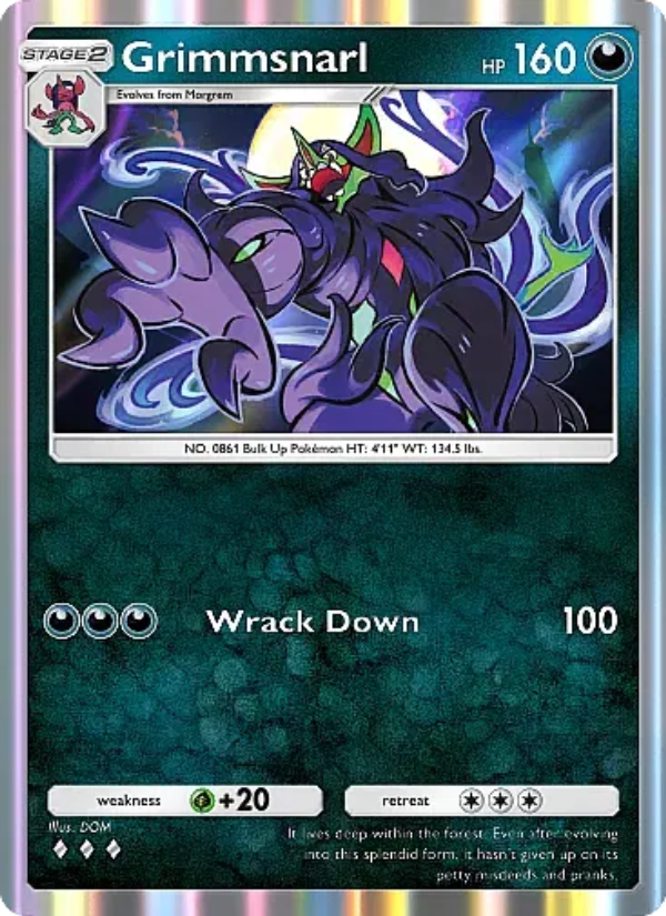 Grimmsnarl Pokémon TCG Card