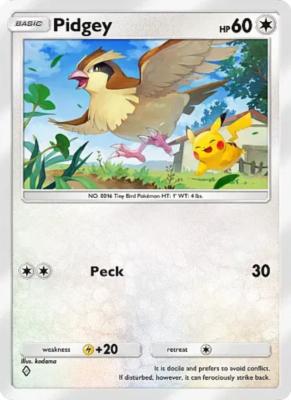 Pidgey Pokémon TCG Card