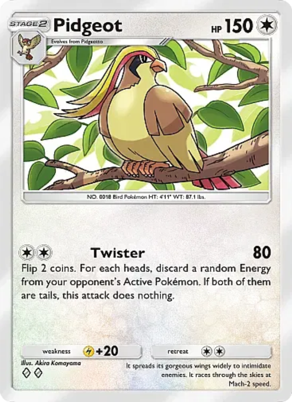 Pidgeot Pokémon TCG Card
