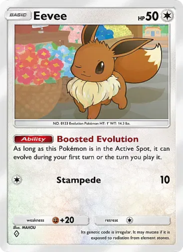 Eevee Pokémon TCG Card