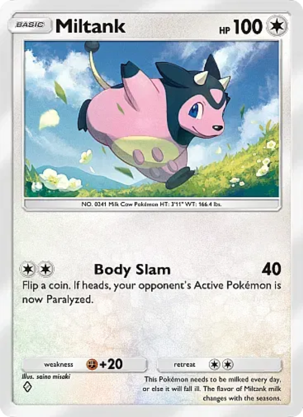Miltank Pokémon TCG Card