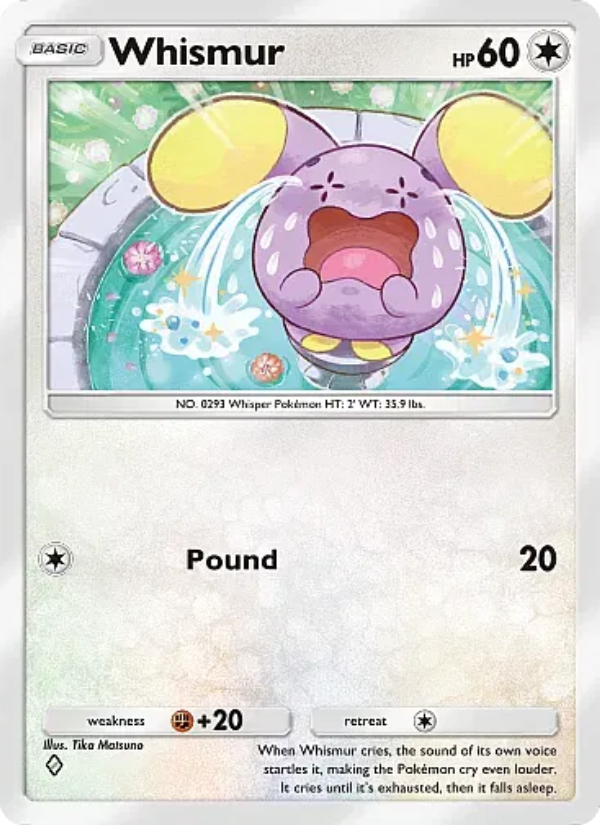 Whismur Pokémon TCG Card