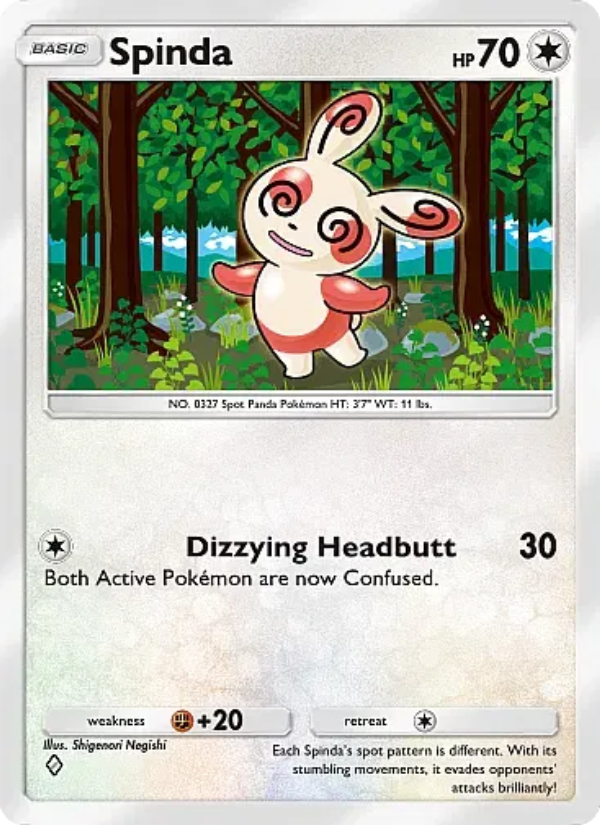 Spinda Pokémon TCG Card