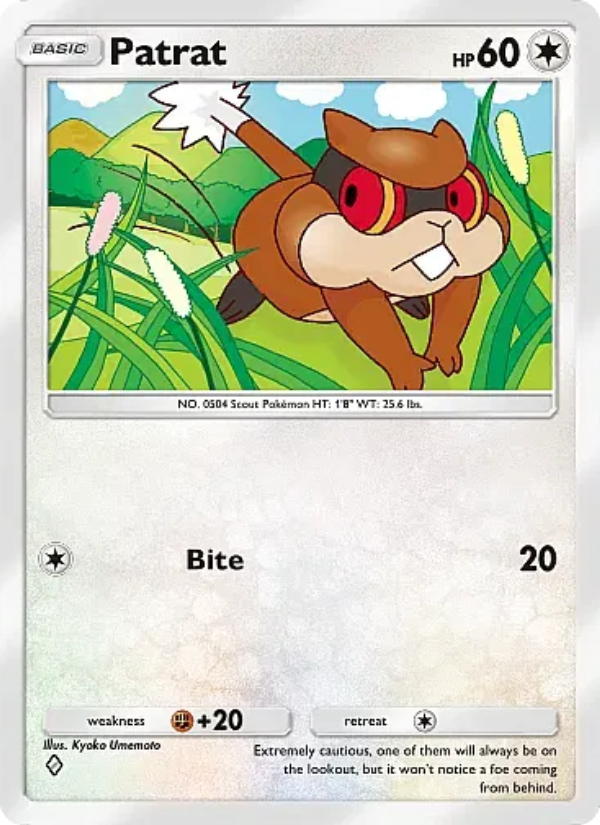 Patrat Pokémon TCG Card