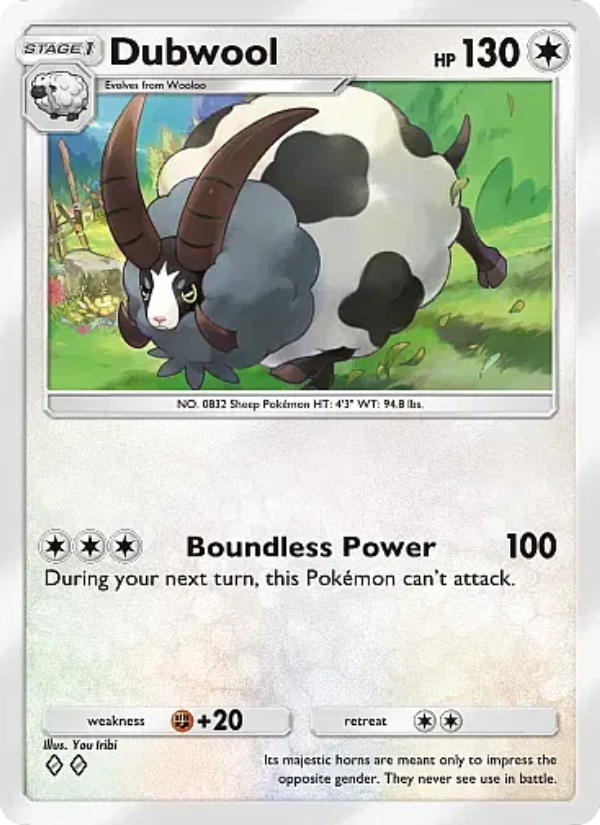 Dubwool Pokémon TCG Card