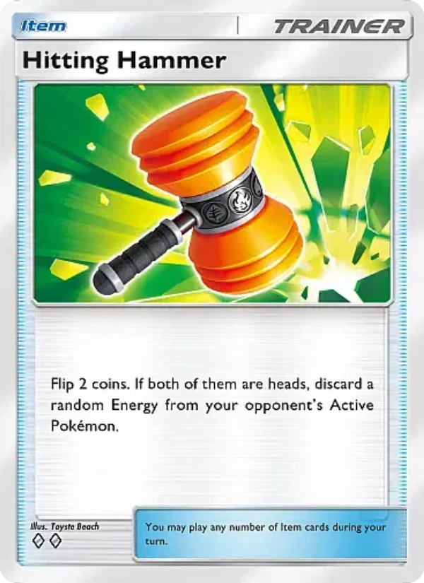Hitting Hammer Pokémon TCG Card