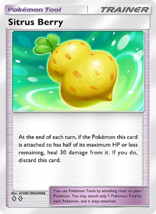Sitrus Berry Pokémon TCG Card