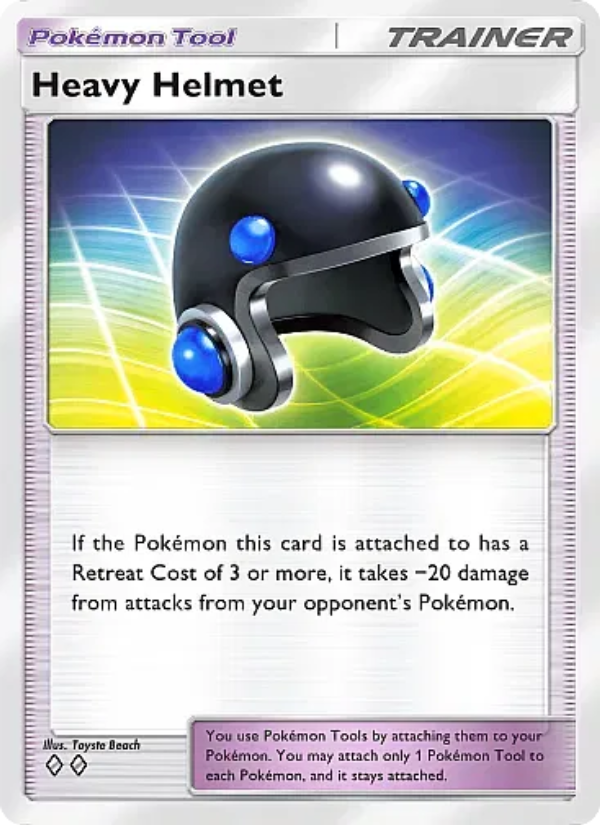 Heavy Helmet Pokémon TCG Card